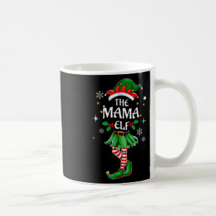 Mug Je suis La Mama Elf Mature Famille de Noël