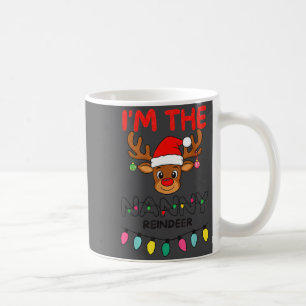 Mug Je suis la nounou rennes famille Noël assorti G