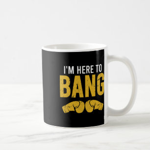 Mug Je suis là pour motiver les boxeurs et les kickbox