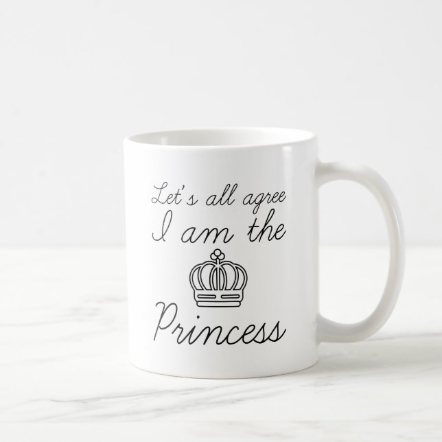 Mug Je Suis La Princesse (Droite)