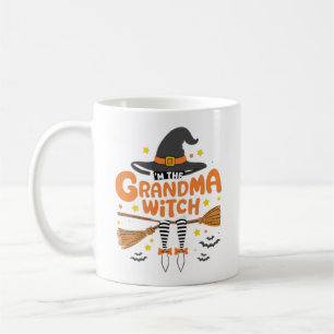Mug Je suis la sorcière gandma drôle de design hallowe