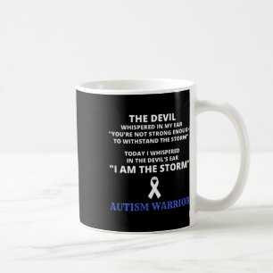 Mug Je Suis La Tempête Autisme Guerrier Sensibilisatio