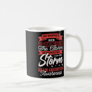 Mug Je suis la tempête de sensibilisation à l'anévrism