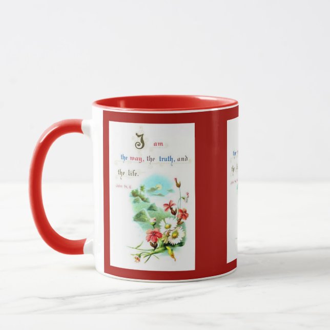 Mug Je Suis La Vérité Le Chemin Et La Lumière (Gauche)