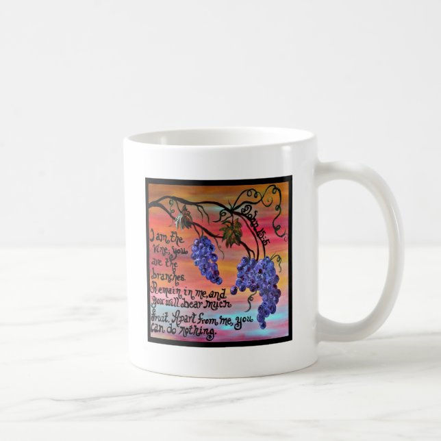 Mug Je suis la vigne John 15 5 (Droite)