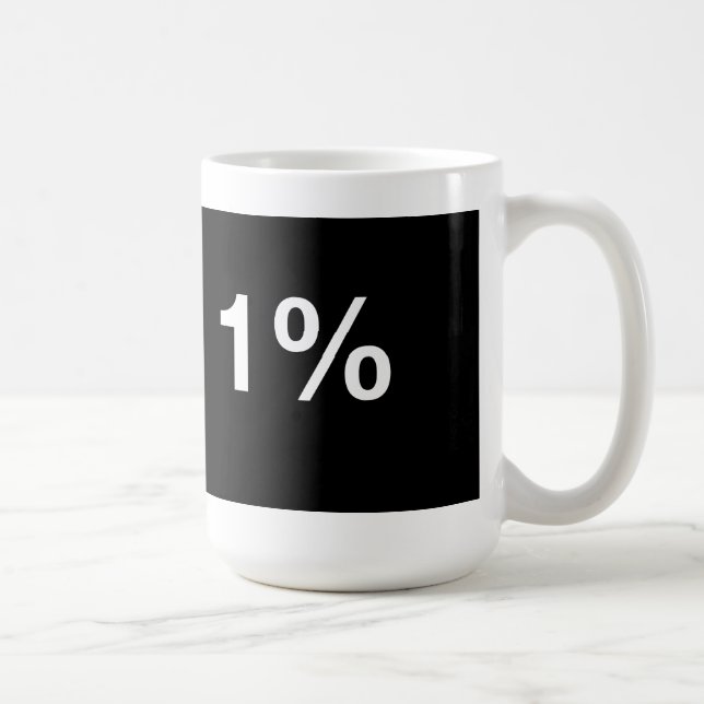 Mug Je suis le 1% (Droite)