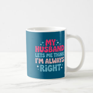Mug Je suis le bon fiancé couple mari femme