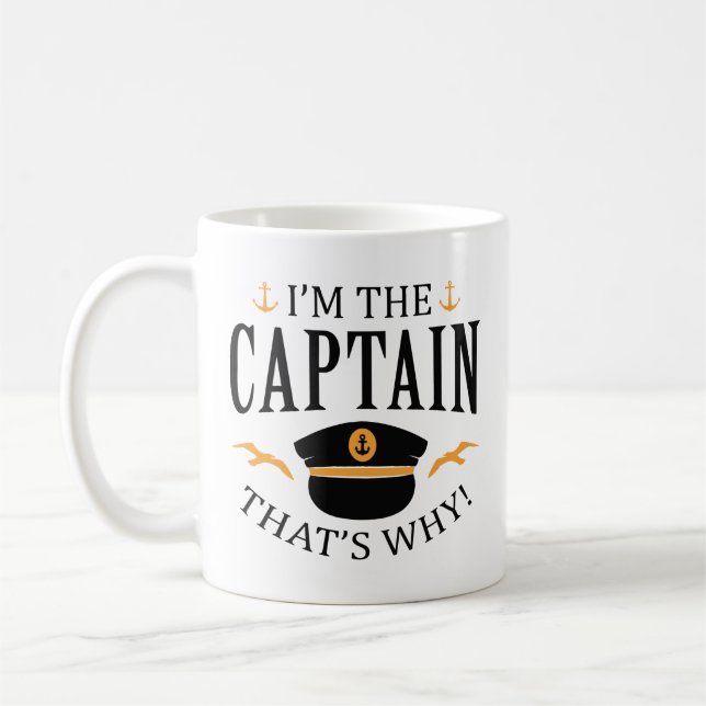 Mug Je suis le capitaine (Gauche)