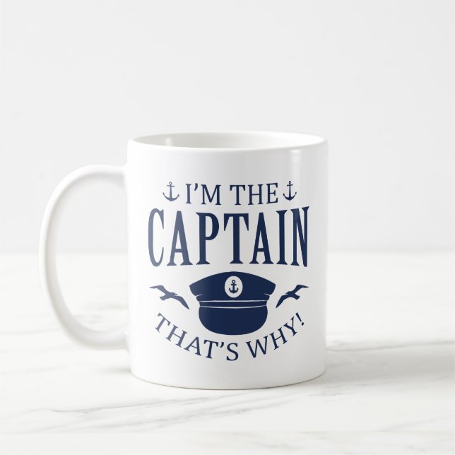Mug Je suis le capitaine (Gauche)