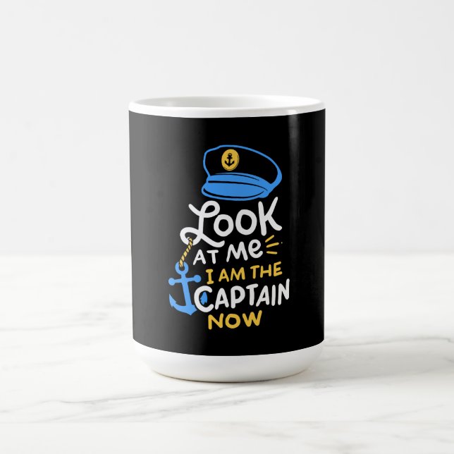 Mug Je Suis Le Capitaine Maintenant Bateau Capitaine C (Centre)
