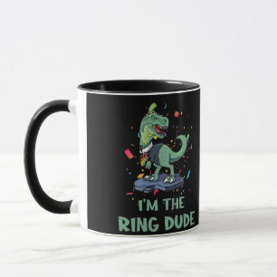 Mug Je suis le Mariage T-Rex Dinosaur de l'anneau