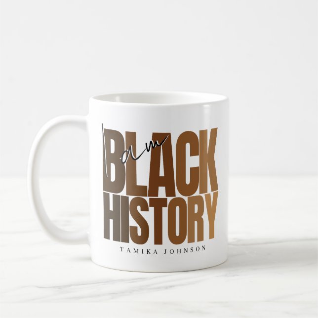 Mug Je Suis Le Mois De L'Histoire Des Noirs Honore Les (Gauche)
