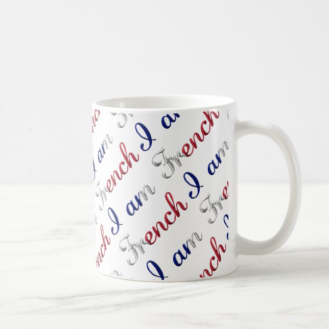 Mug Je suis le Motif de la Typographie de la Country P (Droite)