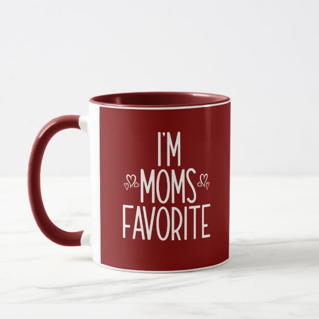 Mug Je suis le préféré de maman (Gauche)