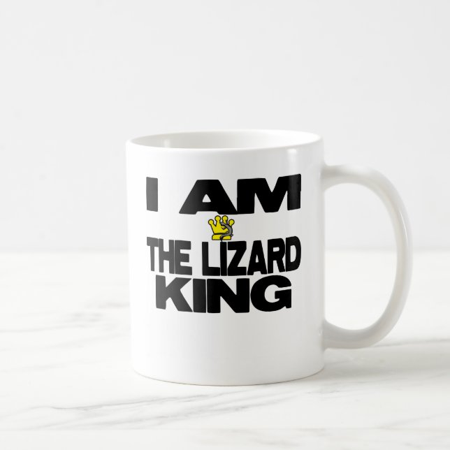 Mug Je suis le roi de lézard (Droite)