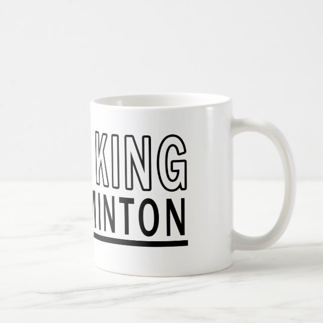 Mug Je suis le Roi Of Badminton (Droite)