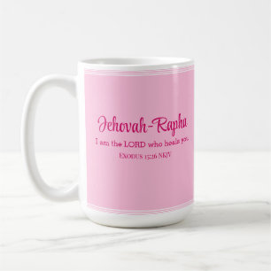 Mug Je suis le Seigneur qui vous guérit Bible Verse Pi
