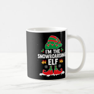 Mug Je suis le Snowboard Elf Winter Sports Xmas Elf Sq