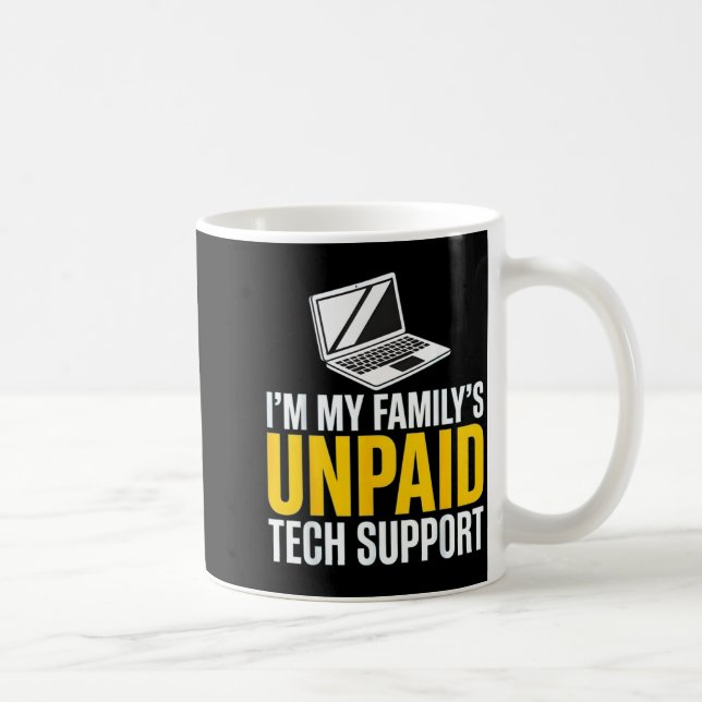 Mug Je suis le soutien technique non rémunéré de ma fa (Droite)