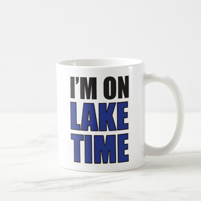 Mug Je suis le temps de lac (Droite)