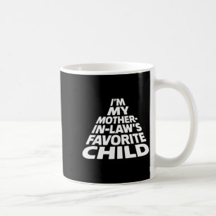 Mug Je suis l'enfant préféré de ma belle-mère, un pare