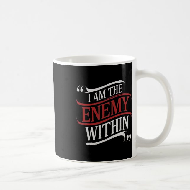 Mug Je suis l'ennemi intérieur Kamala Harris contre Tr (Droite)