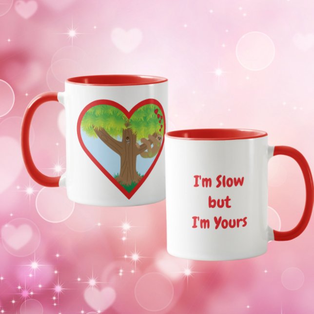 Mug Je suis lent mais je suis à toi (Créateur téléchargé)