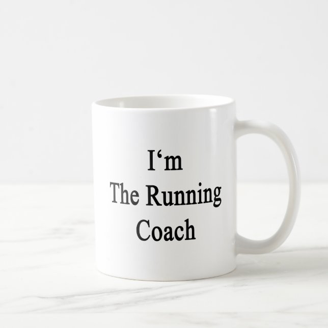 Mug Je suis l'entraîneur courant (Droite)
