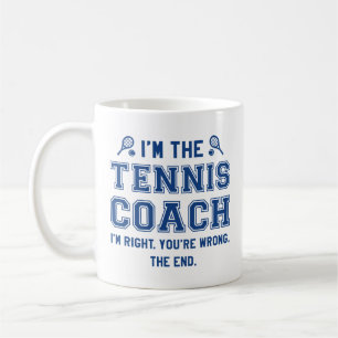 Mug Je suis l'entraîneur de tennis
