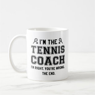Mug Je suis l'entraîneur de tennis