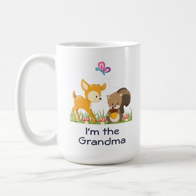 Mug Je suis les animaux de la Forêt de Grande-mère (Gauche)