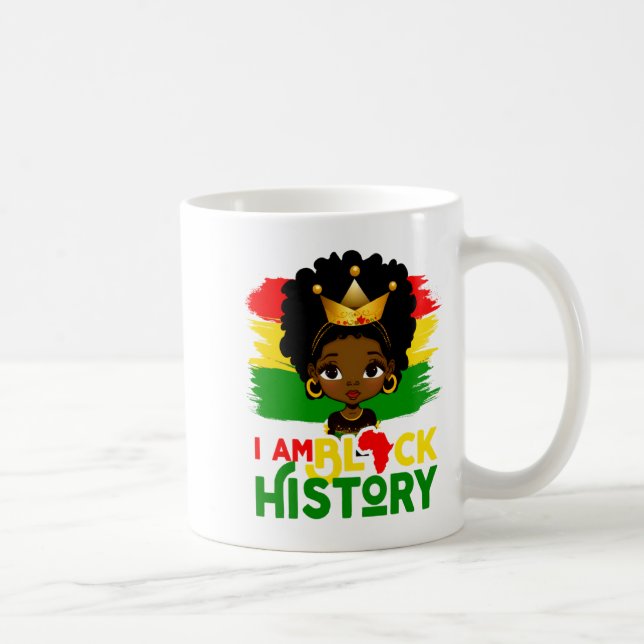 Mug Je suis l'histoire noire Histoire noire Afro-Améri (Droite)