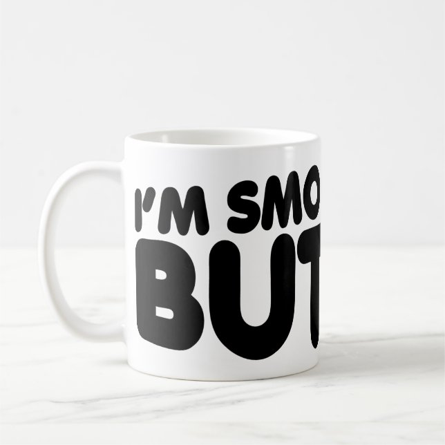Mug Je suis lisse comme le beurre (Gauche)