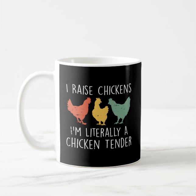 Mug Je Suis Littéralement Un Tenderchic De Poulet (Gauche)
