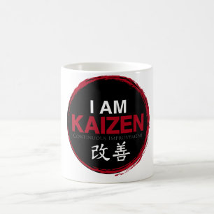 Mug Je suis logo de Kaizen - amélioration continue
