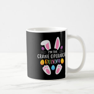 Mug Je suis l'opérateur de la grue Bunny drôle de jour