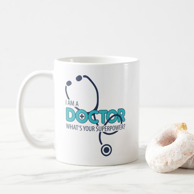 Mug Je suis médecin (Avec donut)