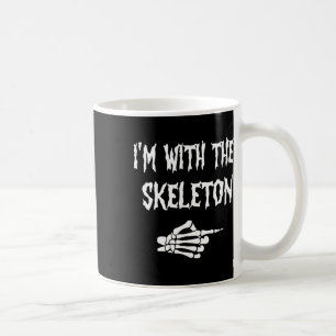 Mug Je suis mignon avec des couples d'Halloween squele