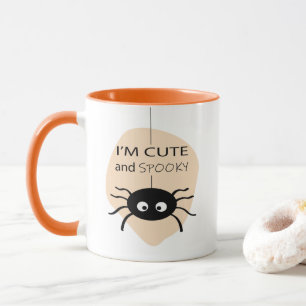 Mug Je suis mignon et Éffrayant l Spider Halloween Thè