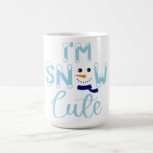 Mug Je suis mignonne de neige (Centre)