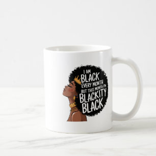 Mug Je suis noir chaque mois mais ce mois-ci je suis B