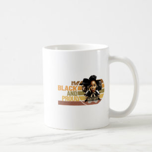 Mug Je suis noir et fier T S vintage Mois de l'histoir
