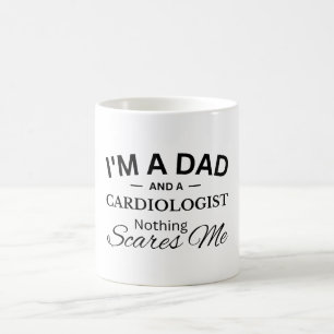Mug Je suis papa et cardiologue Rien ne me fait peur