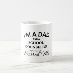 Mug Je suis papa et conseiller scolaire Rien ne me fai