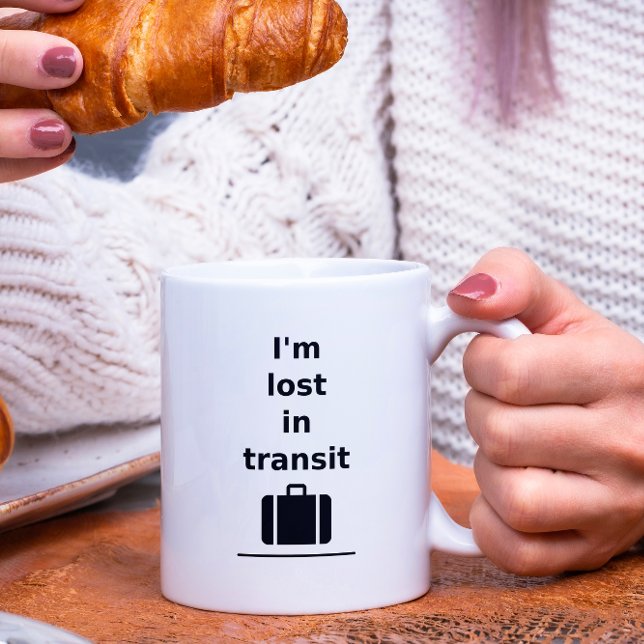 Mug Je suis perdu dans la valise Voyage en Transit Lig (Créateur téléchargé)