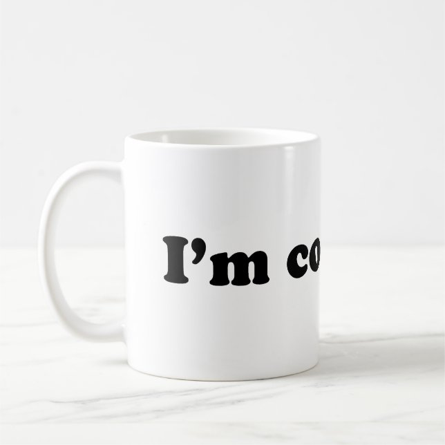 Mug Je suis perplexe (Gauche)
