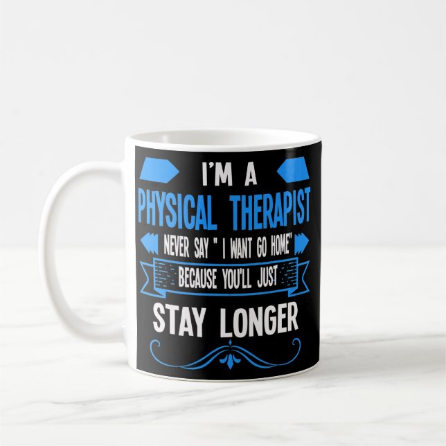 Mug Je suis physiothérapeute  (Gauche)