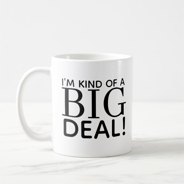 Mug Je suis plutôt une grosse pointure Cadeau drôle po (Gauche)