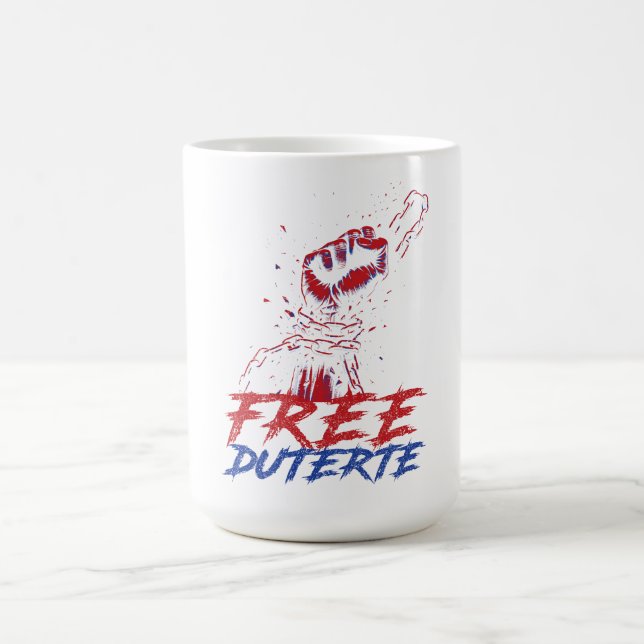 Mug Je Suis Pour Duterte Free DU30 Free Duterte (Centre)