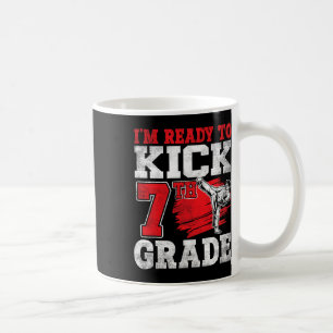 Mug Je suis prêt à aller à l'école en karaté de 7e ann